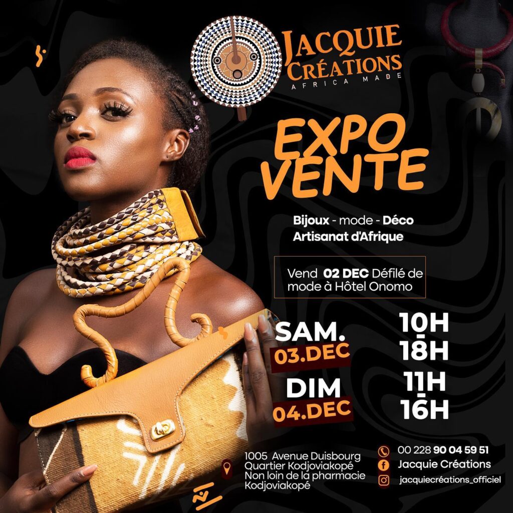 Africa made with passion by Jacquie créations pour célébrer ses 20 ans de carrière